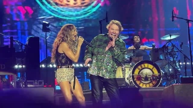 Is Carrie Underwood working on a secret rock album with Axl Rose?