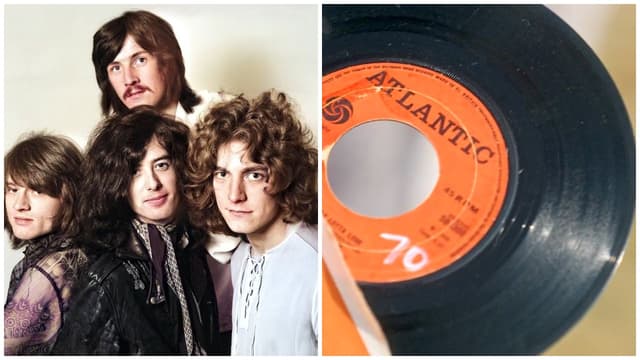 "This single shouldn't really exist." Rare 1969 Led Zeppelin single that the band wanted destroyed surfaces on British TV show