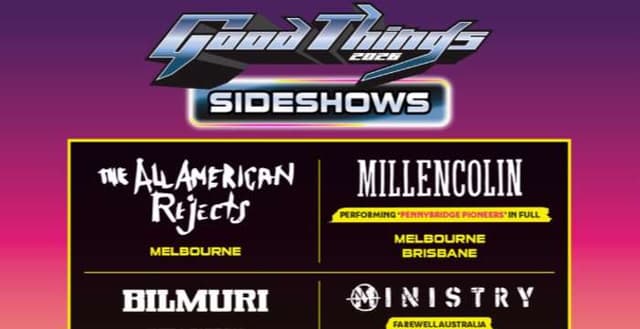 Ministry, The Devil Wears Prada, Bilmuri, P.O.D and more announced for Good Things Fest sideshows