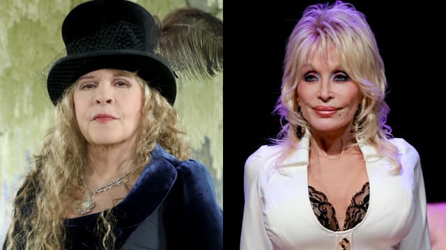 "She said she could become a rock star - and I watched her do it." Stevie Nicks pays tribute to Dolly Parton, and recalls "best week ever" recording with her in Nashville
