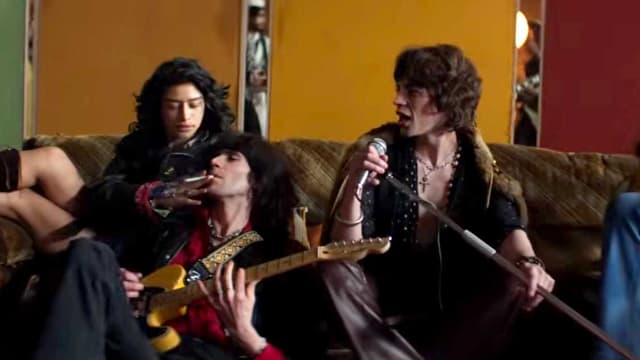 The Rolling Stones appear as their younger selves via "groundbreaking deepfake technology" in new video starring Odessa A'zion