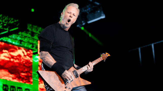 Watch: Metallica’s James Hetfield Gets Caught by Kiss Cam at Raiders Game