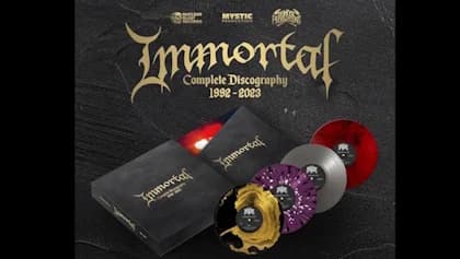 IMMORTAL: 'Complete Discography 1992-2023' Box Set Due In January