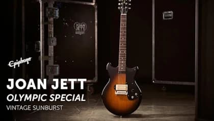 JOAN JETT Partners With EPIPHONE To Create 'Joan Jett Olympic Special'
