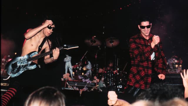 "Anthony Kiedis and Flea showed up wearing dildos." The night Jane's Addiction played a freaky private Halloween party for a debauched Hollywood legend