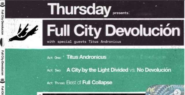 Thursday announce intimate East Coast mini-tour with Titus Andronicus