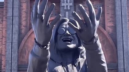 Massive OZZY OSBOURNE Statue Unveiled At 2026 Edition Of France's HELLFEST