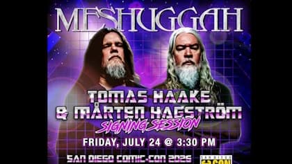 MESHUGGAH Announces Exclusive Signing And Limited-Edition 'Transformers' Collaboration At San Diego Comic-Con