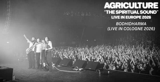 Agriculture set to release live album recorded in Europe, share live performance of "Bodhidharma"