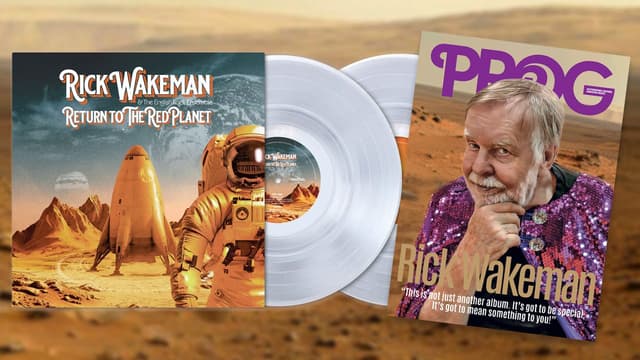 Get a unique, crystal-clear double-vinyl version of Rick Wakeman's new album and a signed issue of Prog here!