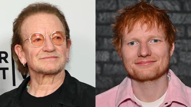 U2's Bono addresses the controversy over rapper Macklemore's removal from Ed Sheeran's US stadium tour