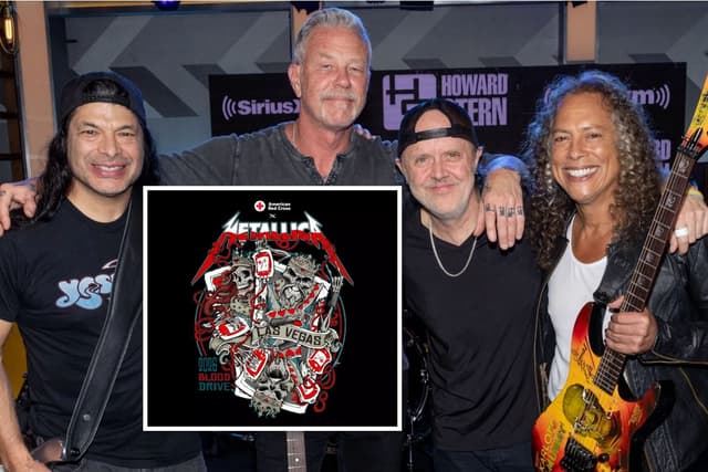 Metallica Team With Red Cross for Las Vegas Blood Drive
