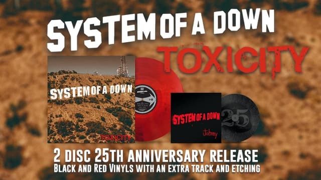 SYSTEM OF A DOWN Drop 25th Anniversary 'Toxicity' Vinyl, Grab Your Limited Copy From Metal Injection