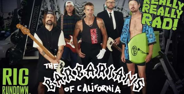 The Barbarians of California's featured on Premier Guitar's Rig Rundown