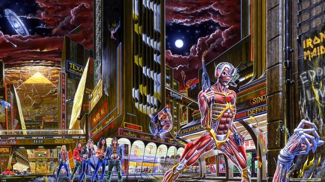 The secrets of Iron Maiden's Somewhere In Time album artwork laid bare