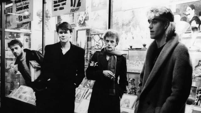 "They sound like a very talented band forced to play punk." Stuart Adamson's guitar work elevates Skids' Scared to Dance above the ordinary