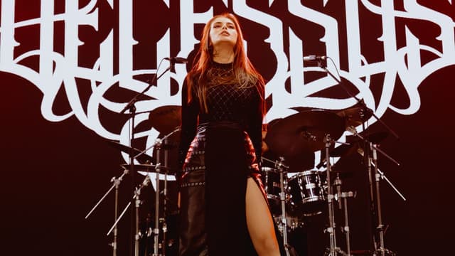 "She might have been crowned Miss World Chile, but we could be seeing a future death metal queen." Chilean extreme metallers Decessus made a hell of a first impression at Download festival