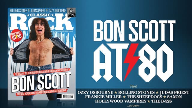 Bon Scott at 80: The chaos, contradictions and brilliant mischief - Only in the new issue of Classic Rock