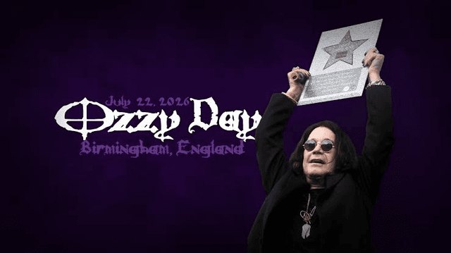 Ozzy Osbourne'un Memleketi Birmingham'dan Resmi Duyuru: Tarihin İlk 'Ozzy Günü' Geliyor