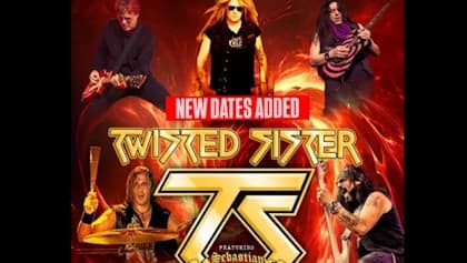 TWISTED SISTER Announces More Fall 2026 Shows Featuring SEBASTIAN BACH On Vocals