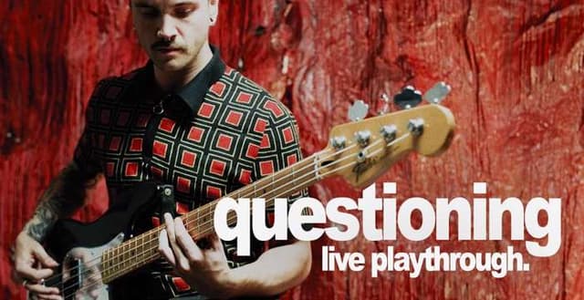 Static Dress present live play through video for "questioning"