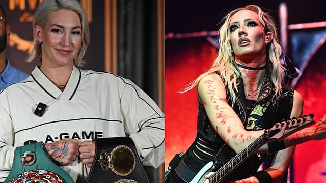 "This girl and I have been through the fire." Aged 15, Mikaela Mayer was playing alongside Nita Strauss in an all-girl metal band touring America with Avenged Sevenfold and My Chemical Romance. Tonight she's fighting for three world boxing titles