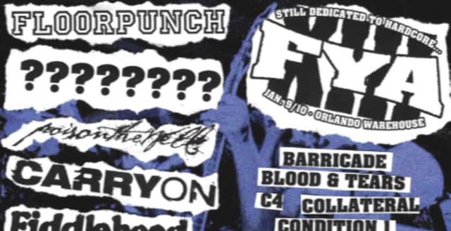 Floorpunch, Poison The Well, Carry On and many more announced for FYA XIII
