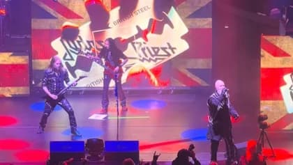 Watch: JUDAS PRIEST Performs Without Bassist IAN HILL At Final Concert Of 2026 'Faithkeepers' European Tour