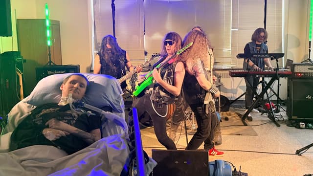 Metal fan gets private hospital performance from power-metal act SCEPTER