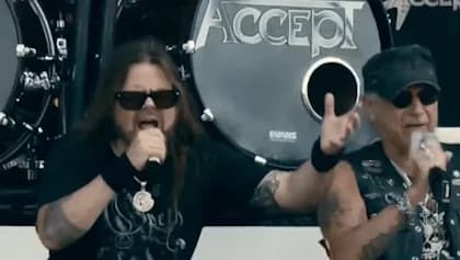 Watch: QUEENSRŸCHE's TODD LA TORRE Joins ACCEPT For 'Run If You Can' Performance At 2026 HELLFEST