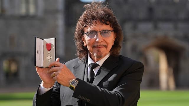 Tony Iommi receives MBE at Windsor Castle, releases new single Stormwatcher