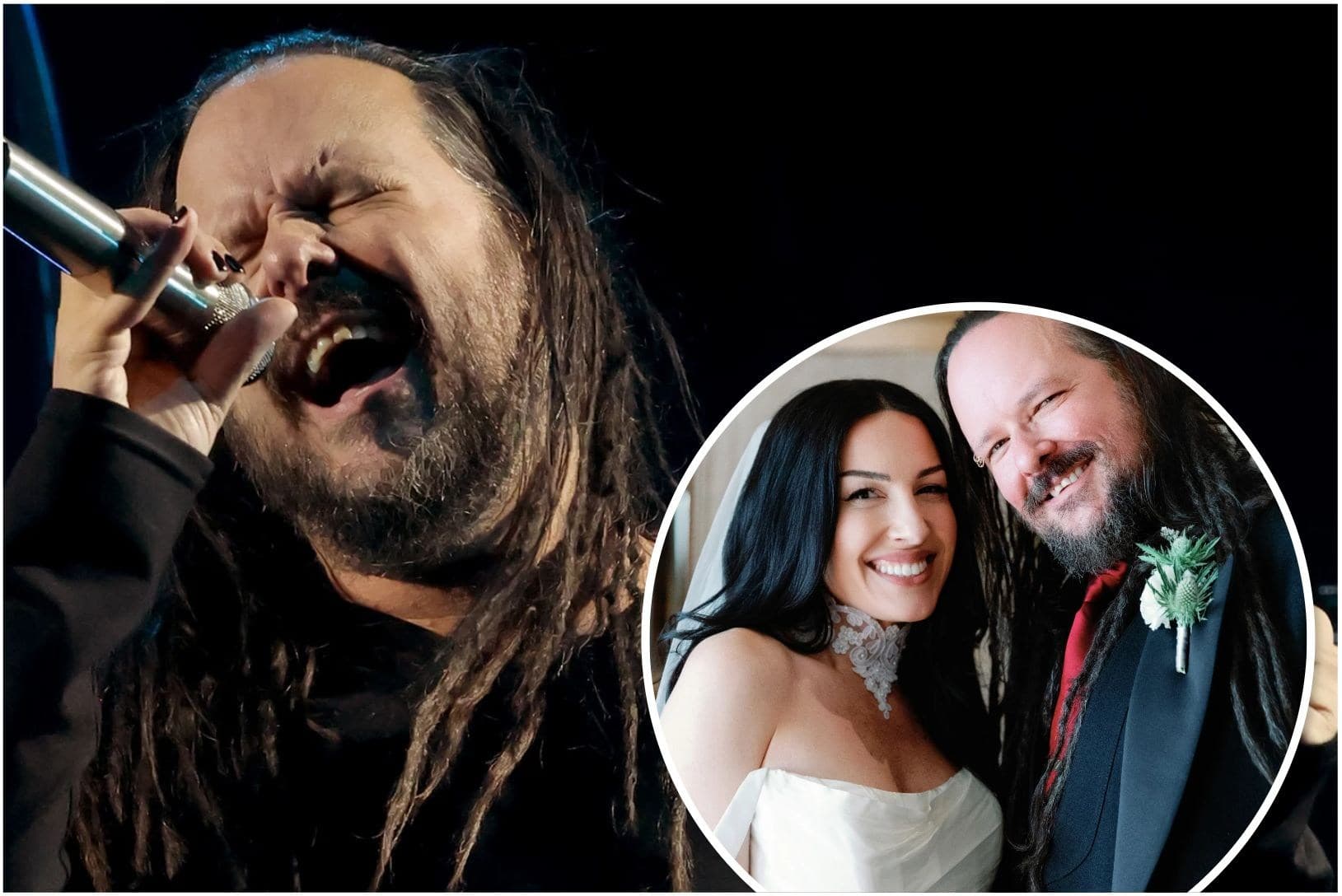 Korn vocalist Jonathan Davis marries Brittany Parisi