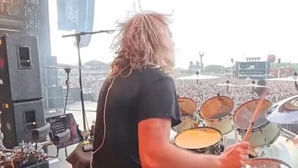 Darby Todd Shares Drum-Cam Video of Anthrax Performance