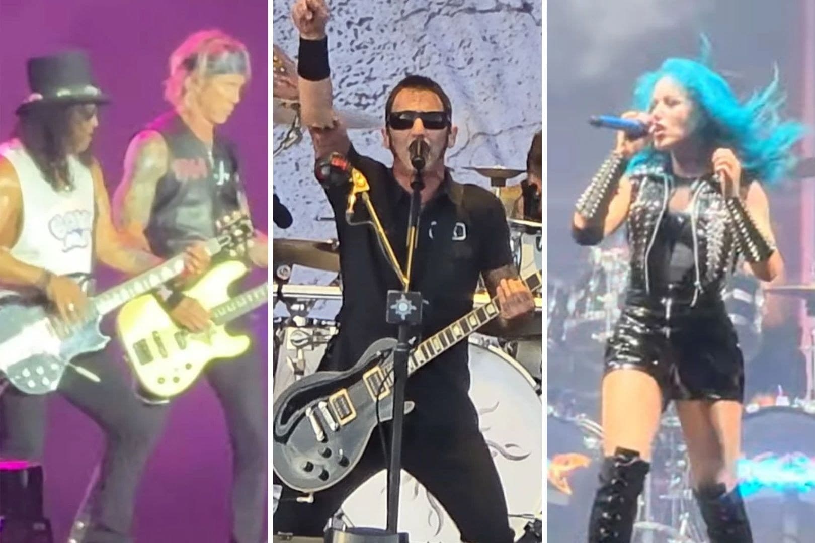 Guns N' Roses Tribute Ozzy Osbourne at Welcome to Rockville