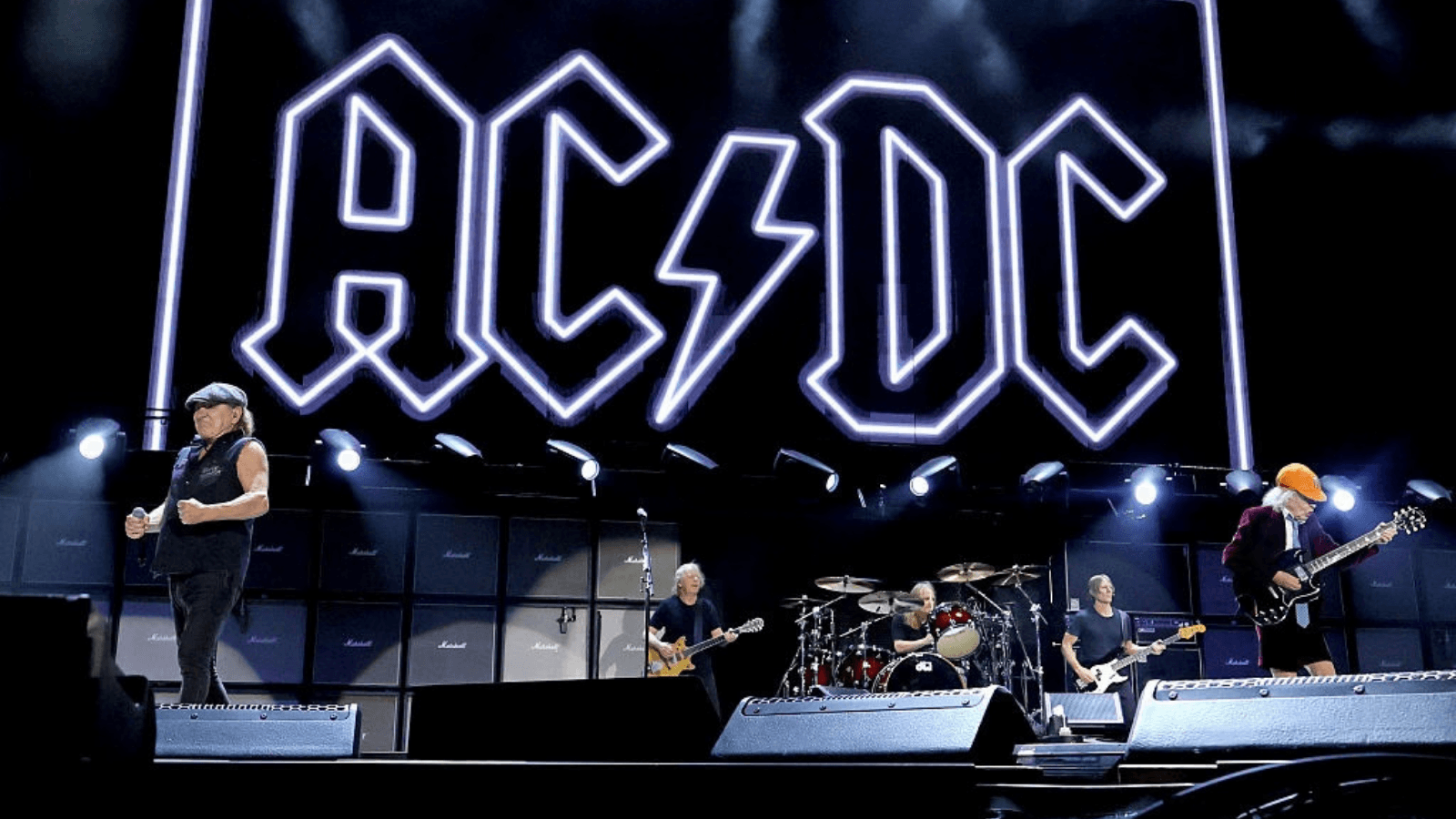 Dave Grohl performs with AC/DC in New Jersey