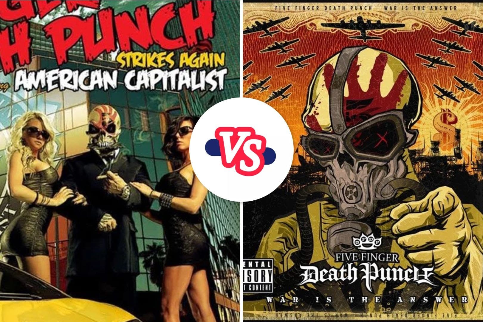 Loudwire poll pits two Five Finger Death Punch albums against each other