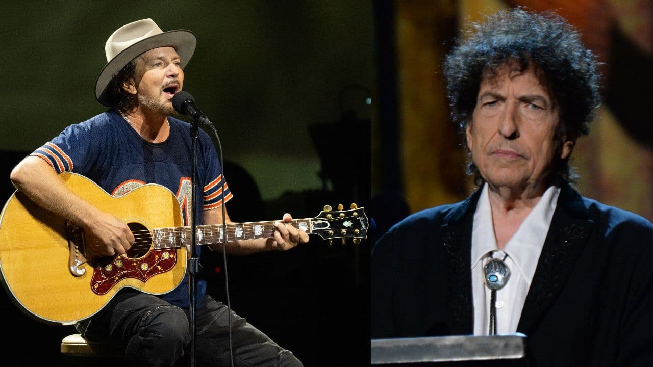 Pearl Jam Members Perform Bob Dylan Cover and Socialize with Icon