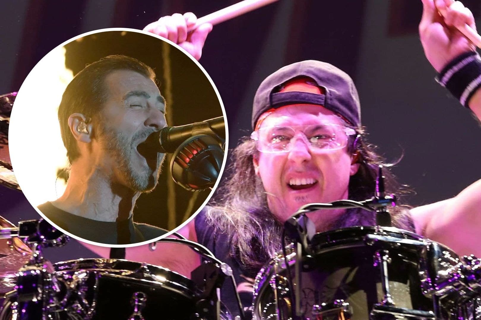 Mike Mangini performs first show with Godsmack