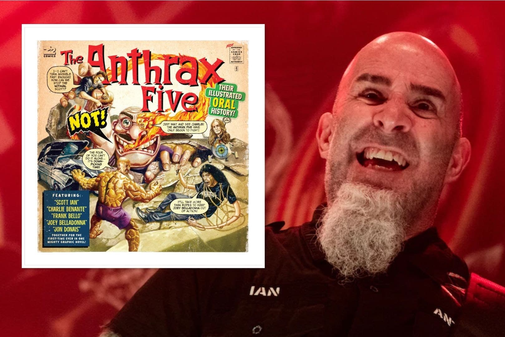 Anthrax Reveals Exclusive Cover Art for Upcoming Graphic Novel